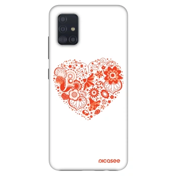 Szilikon tok erre a típusra Samsung Galaxy A51 A515F - Big heart