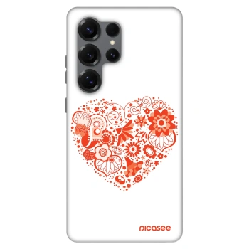 Szilikon tok erre a típusra Samsung Galaxy S25 Ultra 5G - Big heart