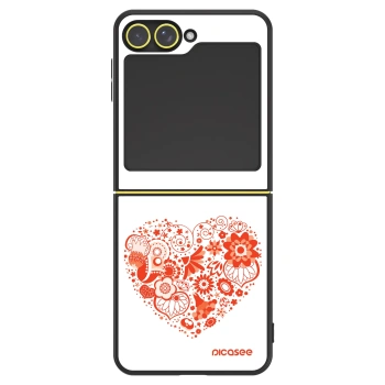 Szilikon tok erre a típusra Samsung Galaxy Z Flip7 FE 5G - Big heart