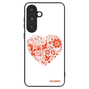 Szilikon tok erre a típusra Samsung Galaxy S25 FE 5G - Big heart