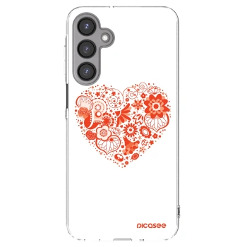 Picasee átlátszó szilikon tok az alábbi mobiltelefonokra Samsung Galaxy A16 4G - Big heart