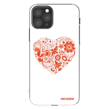 Picasee átlátszó szilikon tok az alábbi mobiltelefonokra Apple iPhone 11 Pro - Big heart
