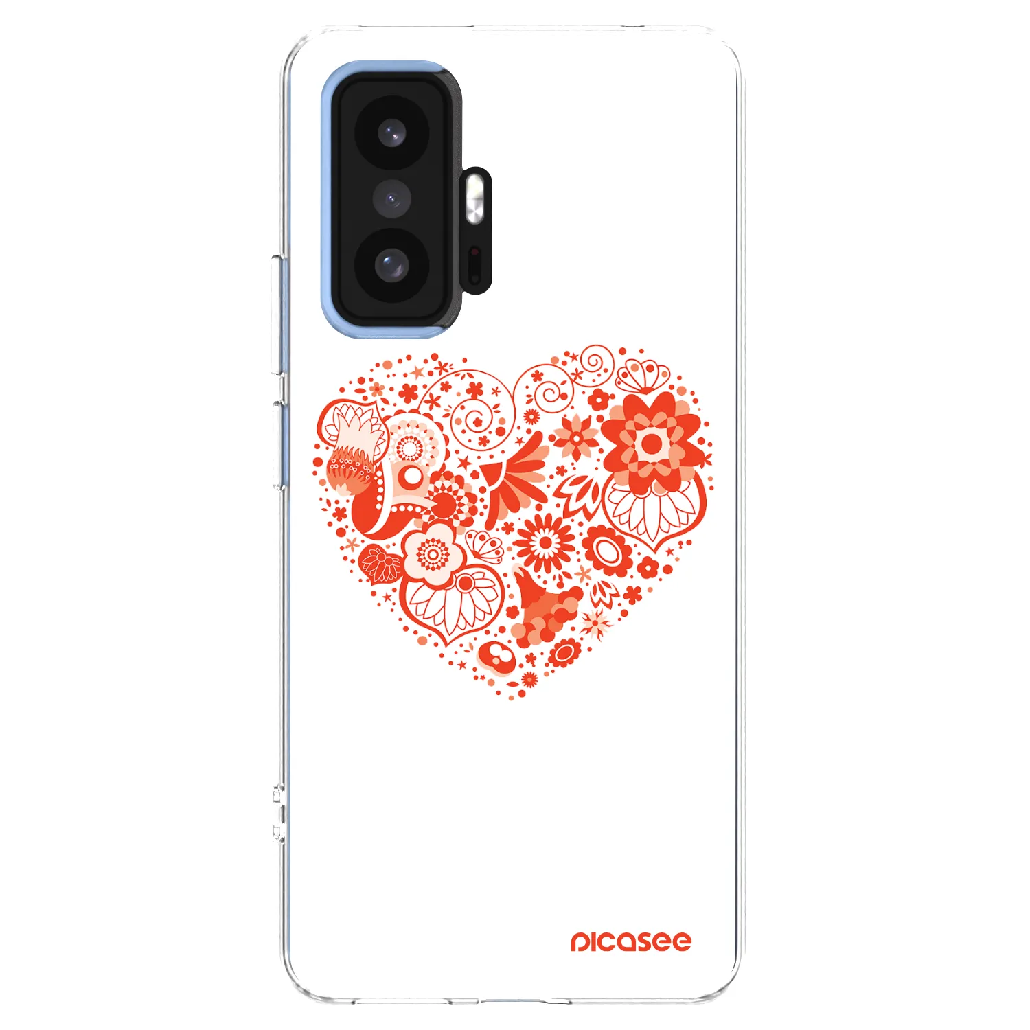 Picasee átlátszó szilikon tok az alábbi mobiltelefonokra Xiaomi 11T - Big heart