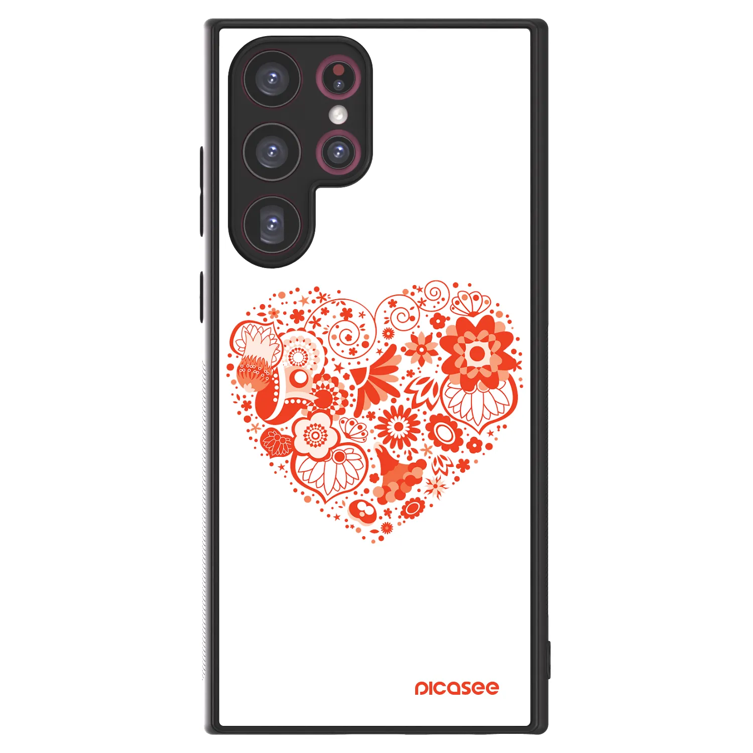 Picasee ULTIMATE CASE Samsung Galaxy S22 Ultra 5G - készülékre - Big heart