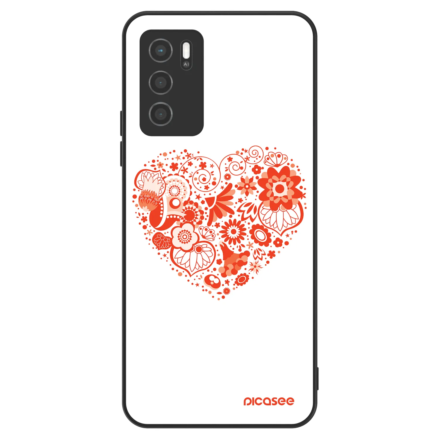 Picasee ULTIMATE CASE OPPO A16 - készülékre - Big heart