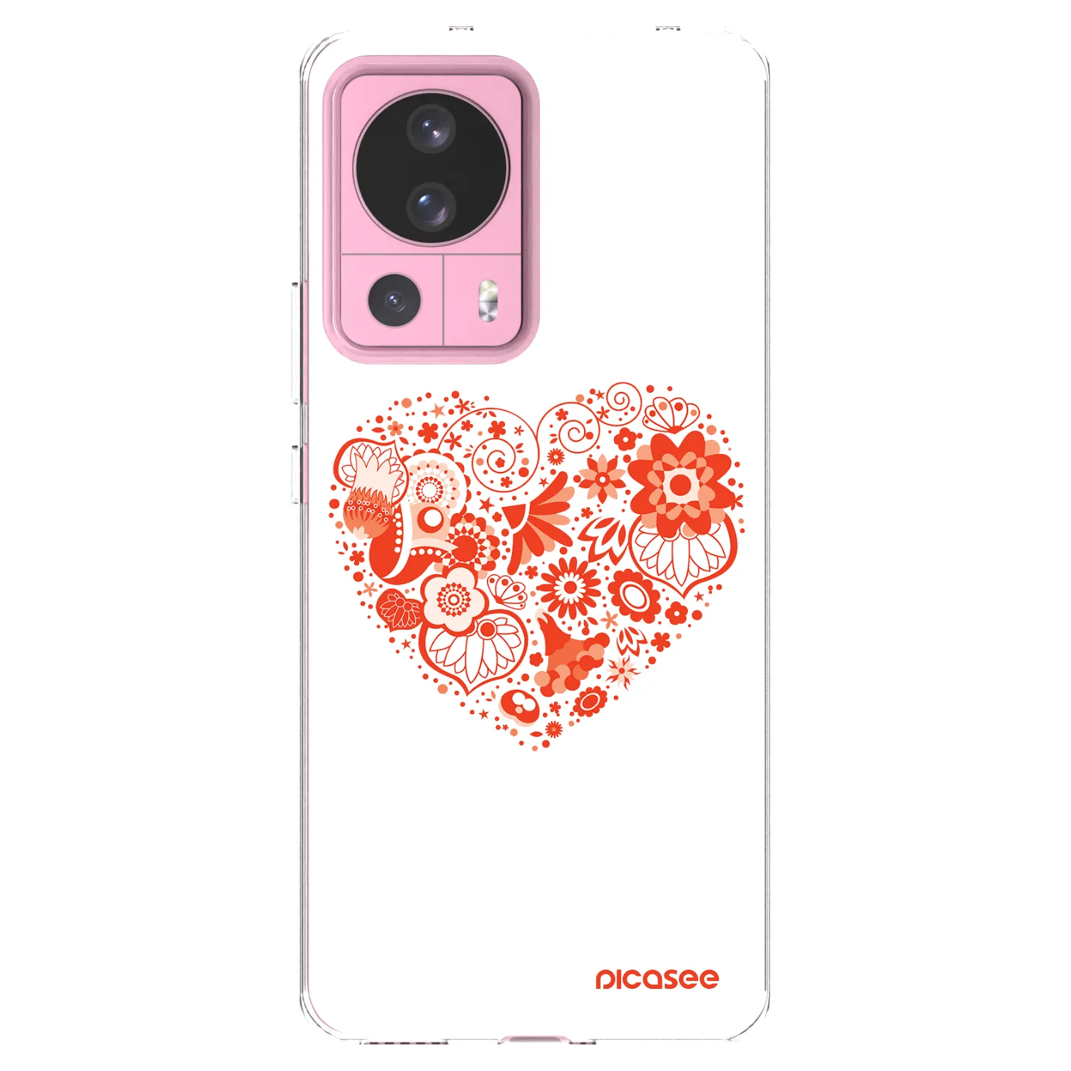 Picasee átlátszó szilikon tok az alábbi mobiltelefonokra Xiaomi 13 Lite - Big heart