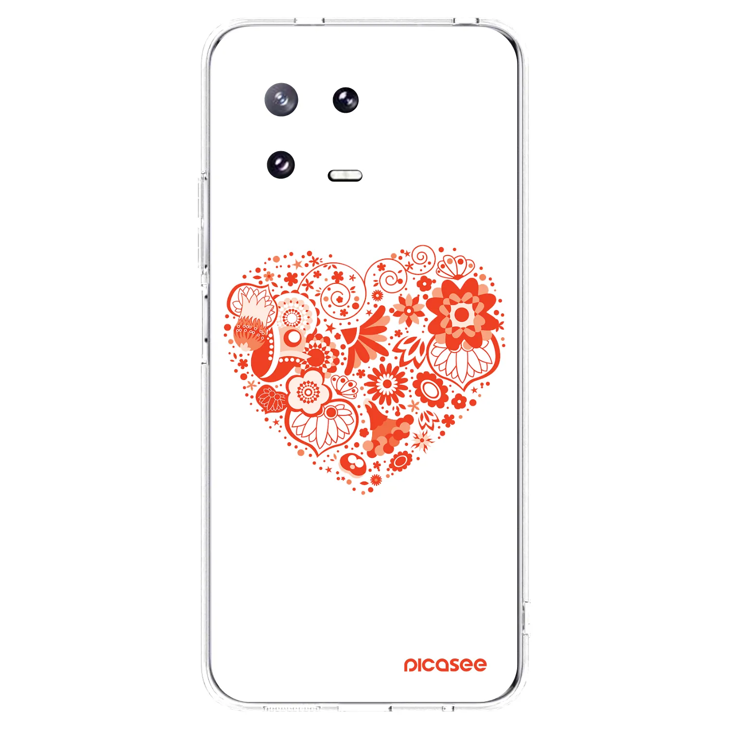 Picasee átlátszó szilikon tok az alábbi mobiltelefonokra Xiaomi 13 Pro - Big heart