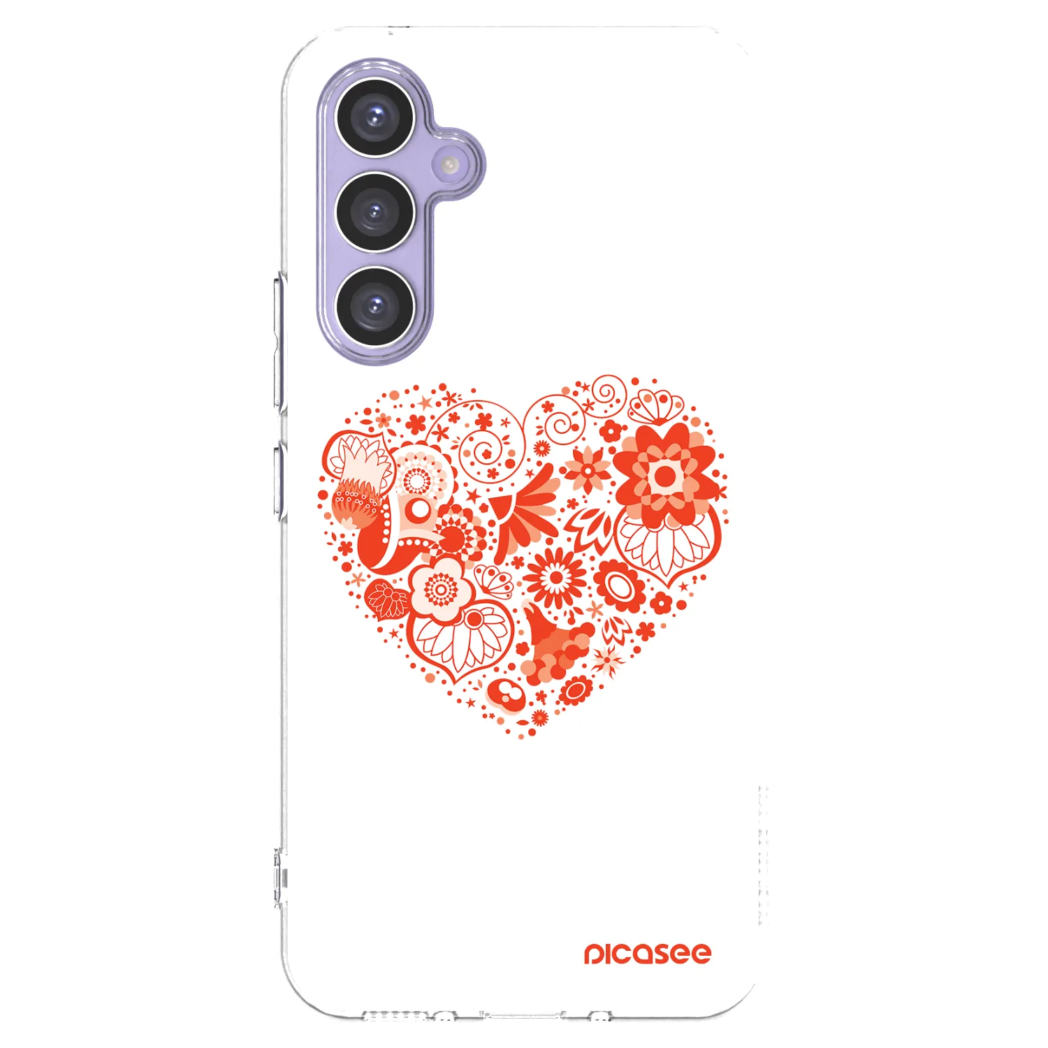 Picasee átlátszó szilikon tok az alábbi mobiltelefonokra Samsung Galaxy A54 5G A546B - Big heart