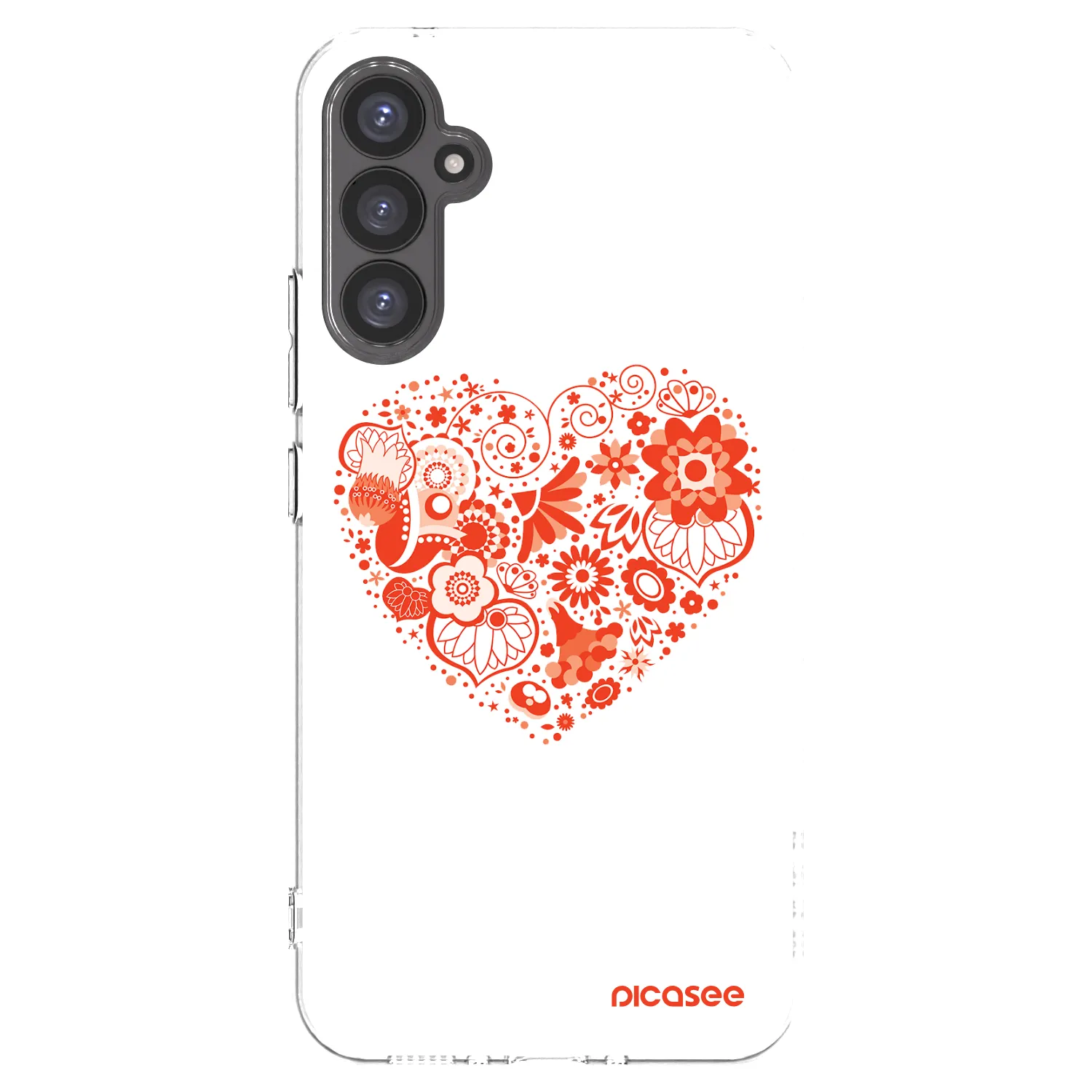 Picasee átlátszó szilikon tok az alábbi mobiltelefonokra Samsung Galaxy A34 5G A346B - Big heart