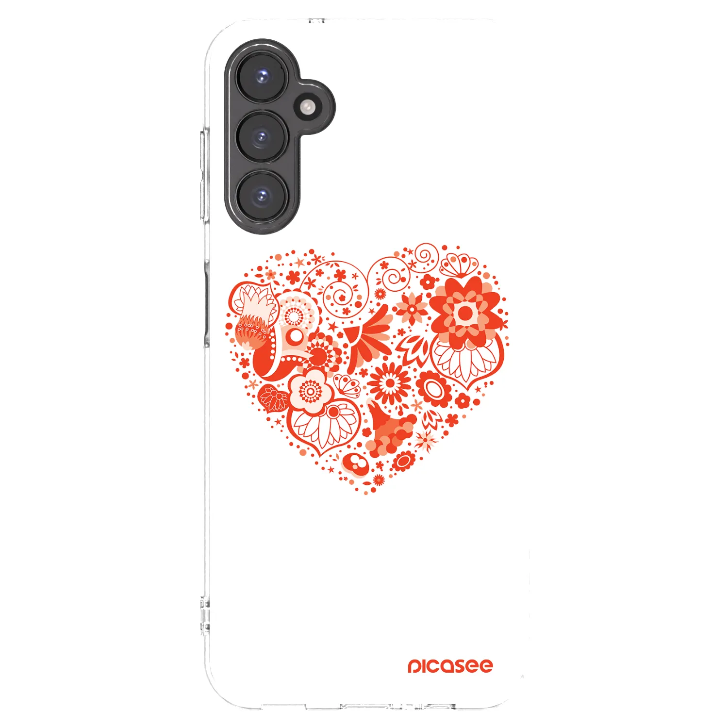 Picasee átlátszó szilikon tok az alábbi mobiltelefonokra Samsung Galaxy A14 5G A146P - Big heart
