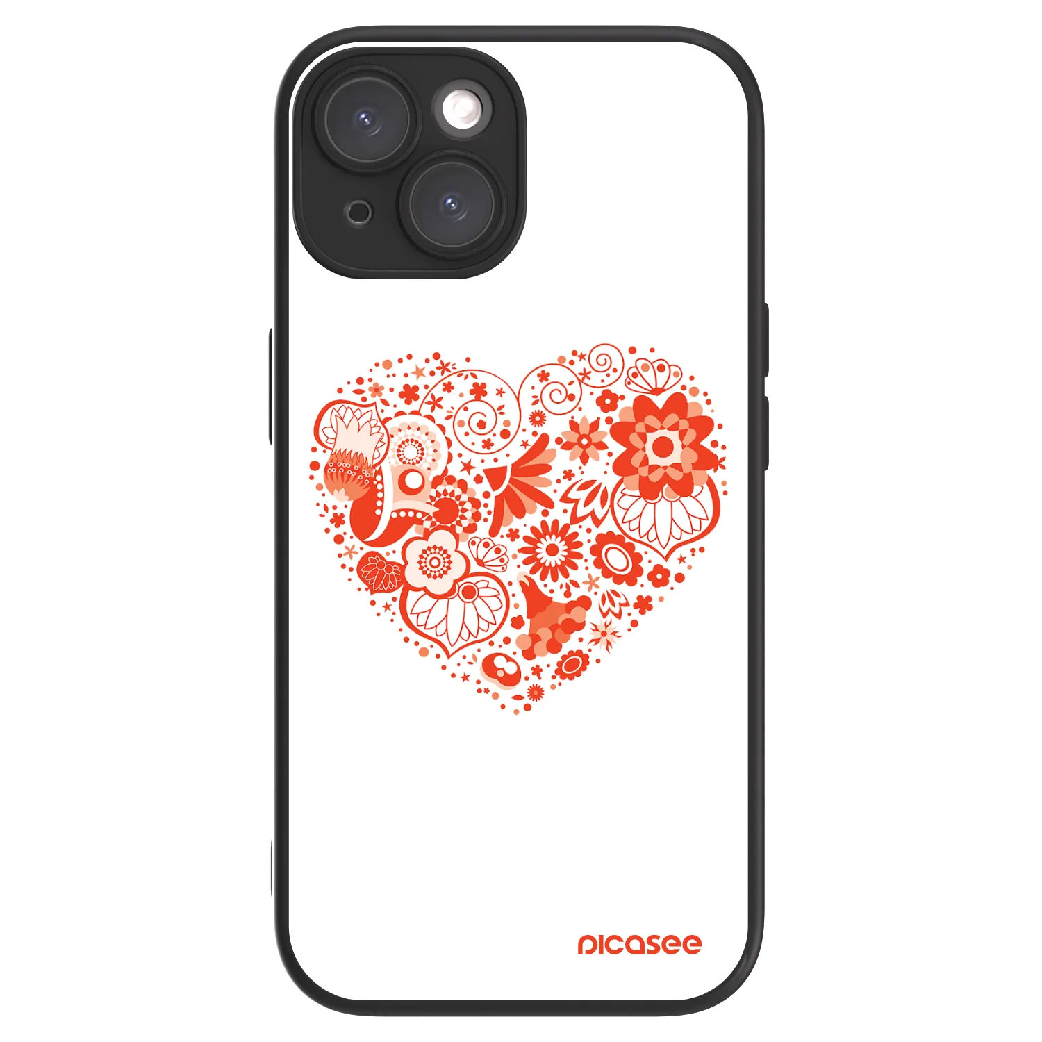 Picasee ULTIMATE CASE MagSafe Apple iPhone 15 - készülékre - Big heart