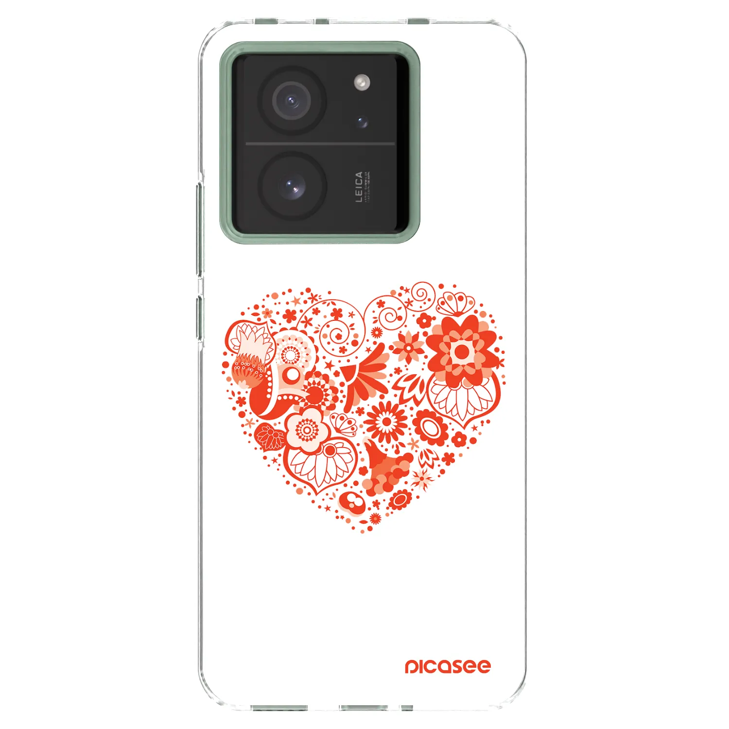 Picasee átlátszó szilikon tok az alábbi mobiltelefonokra Xiaomi 13T - Big heart