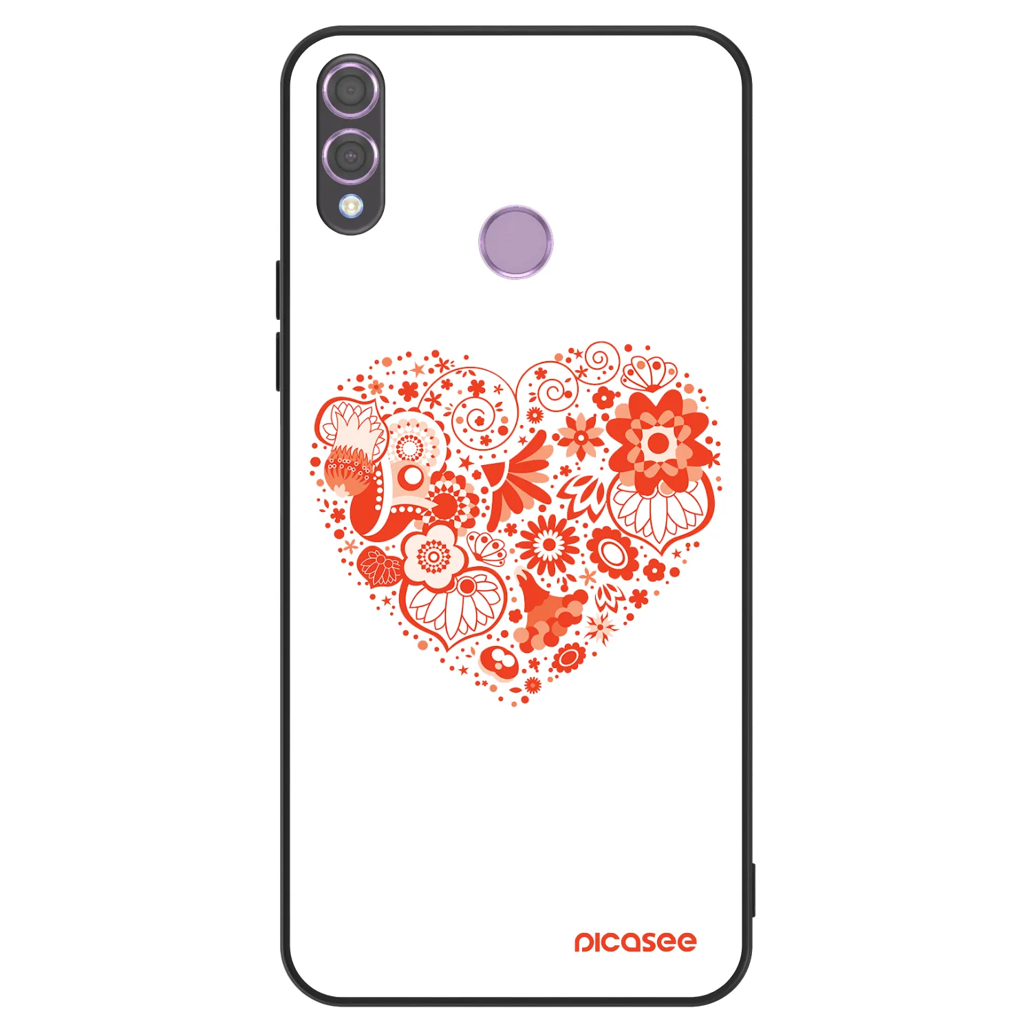 Picasee ULTIMATE CASE Honor 8X - készülékre - Big heart