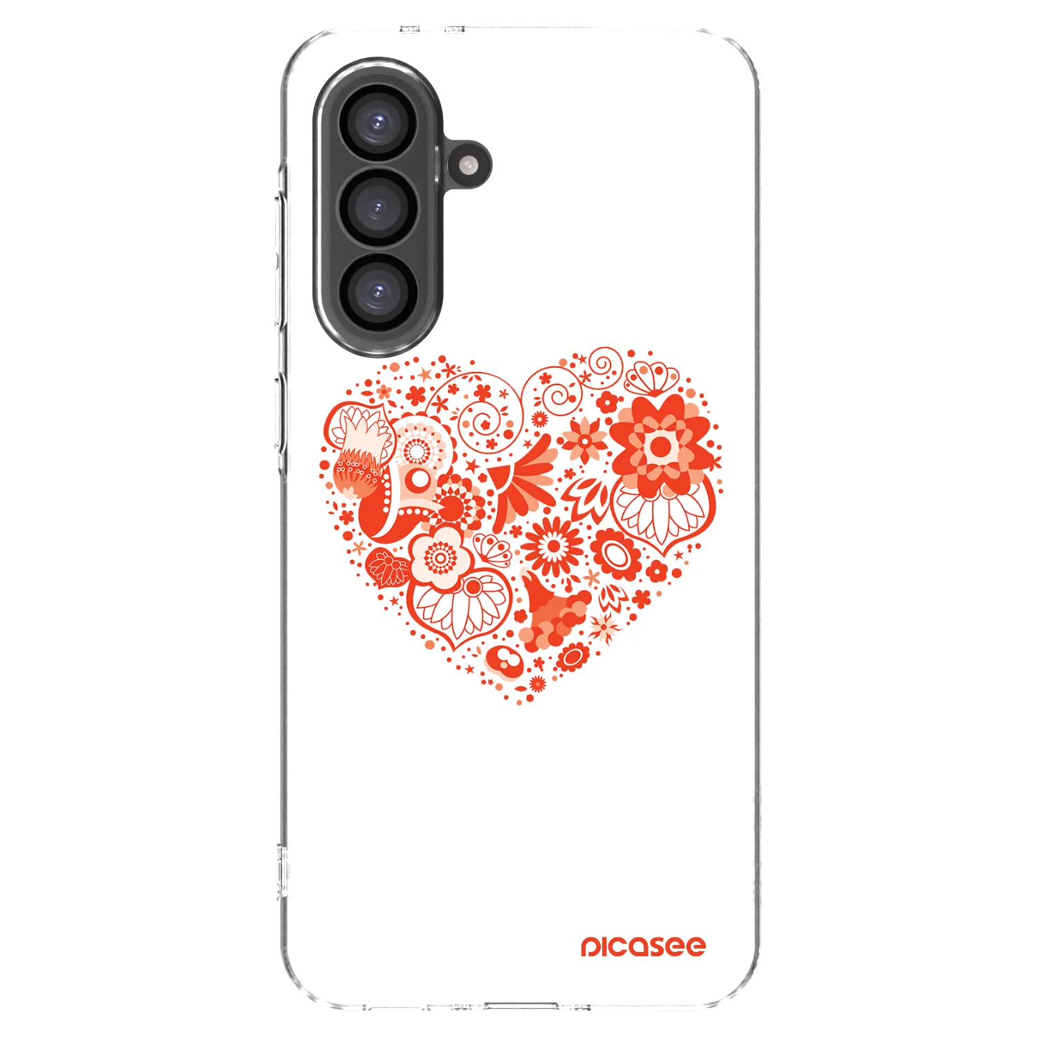 Picasee átlátszó szilikon tok az alábbi mobiltelefonokra Samsung Galaxy A36 5G - Big heart