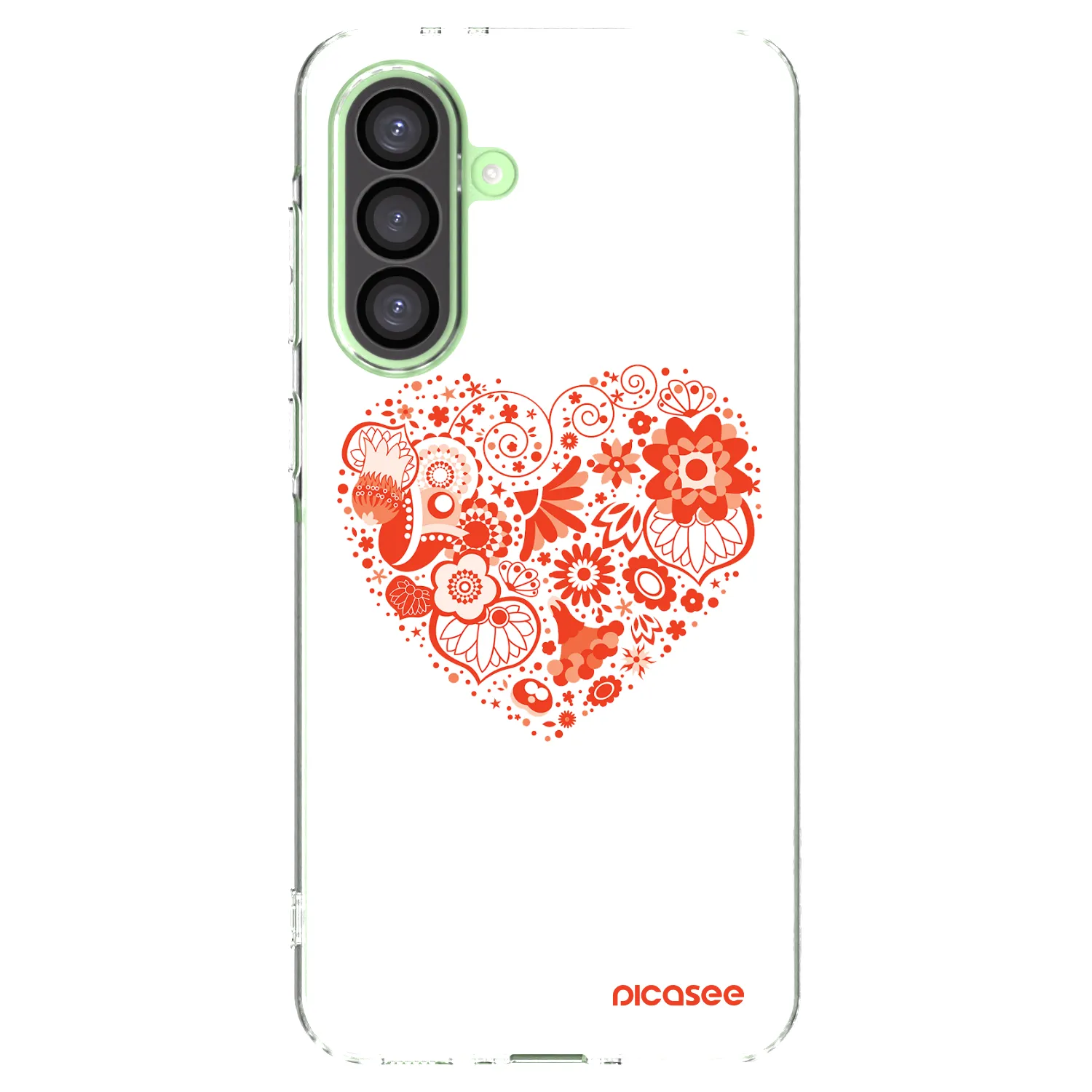 Picasee átlátszó szilikon tok az alábbi mobiltelefonokra Samsung Galaxy A26 5G A266B - Big heart