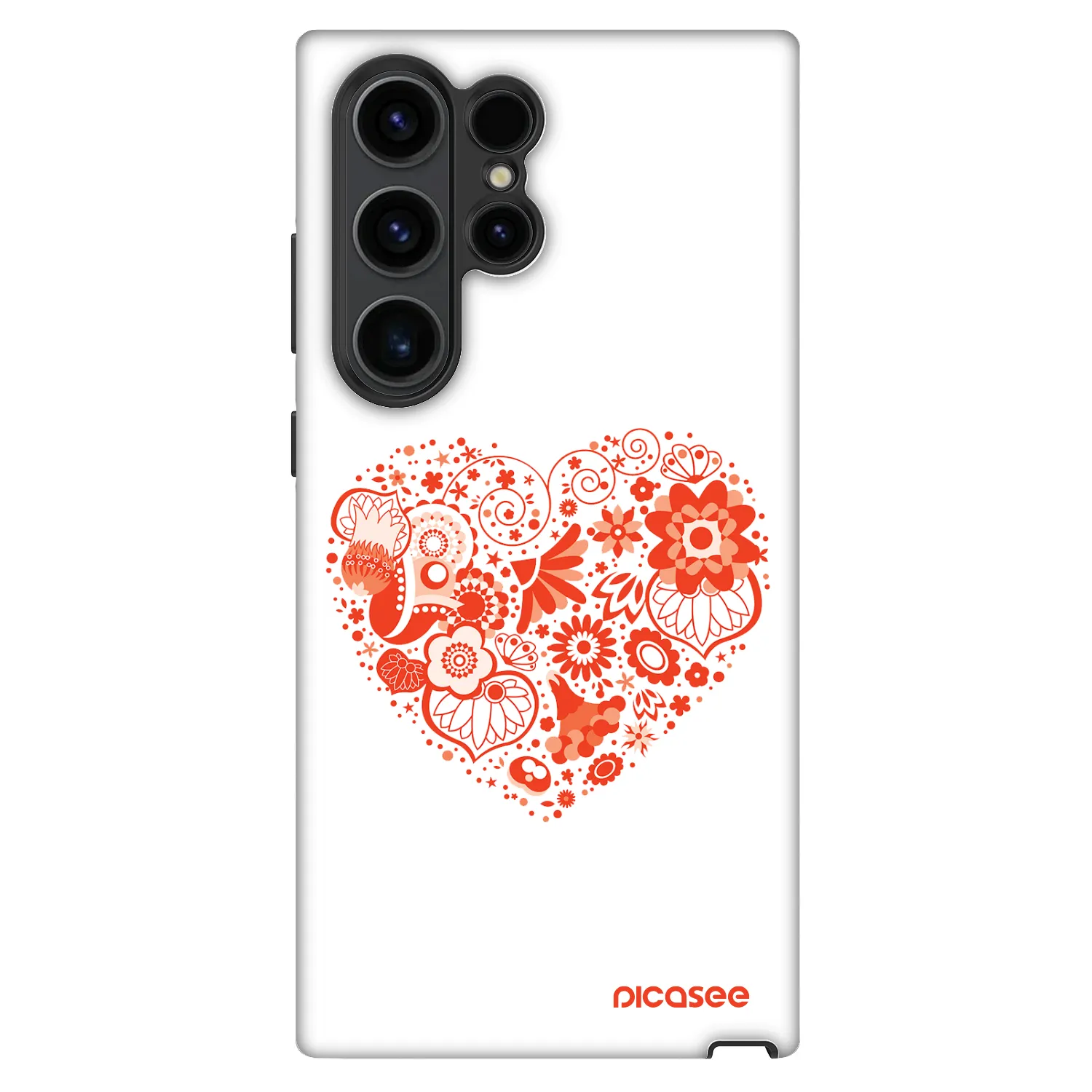 Picasee Fashion Case Samsung Galaxy S22 Ultra 5G - Big heart
