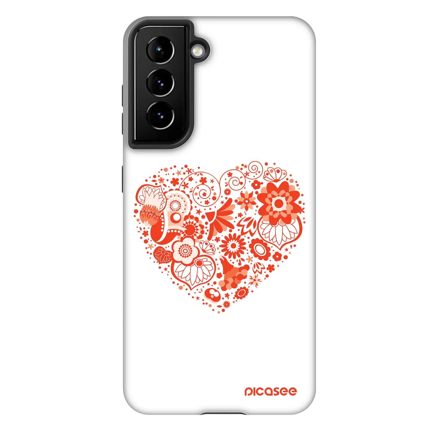Picasee Fashion Case Samsung Galaxy S21 5G G991B - Big heart