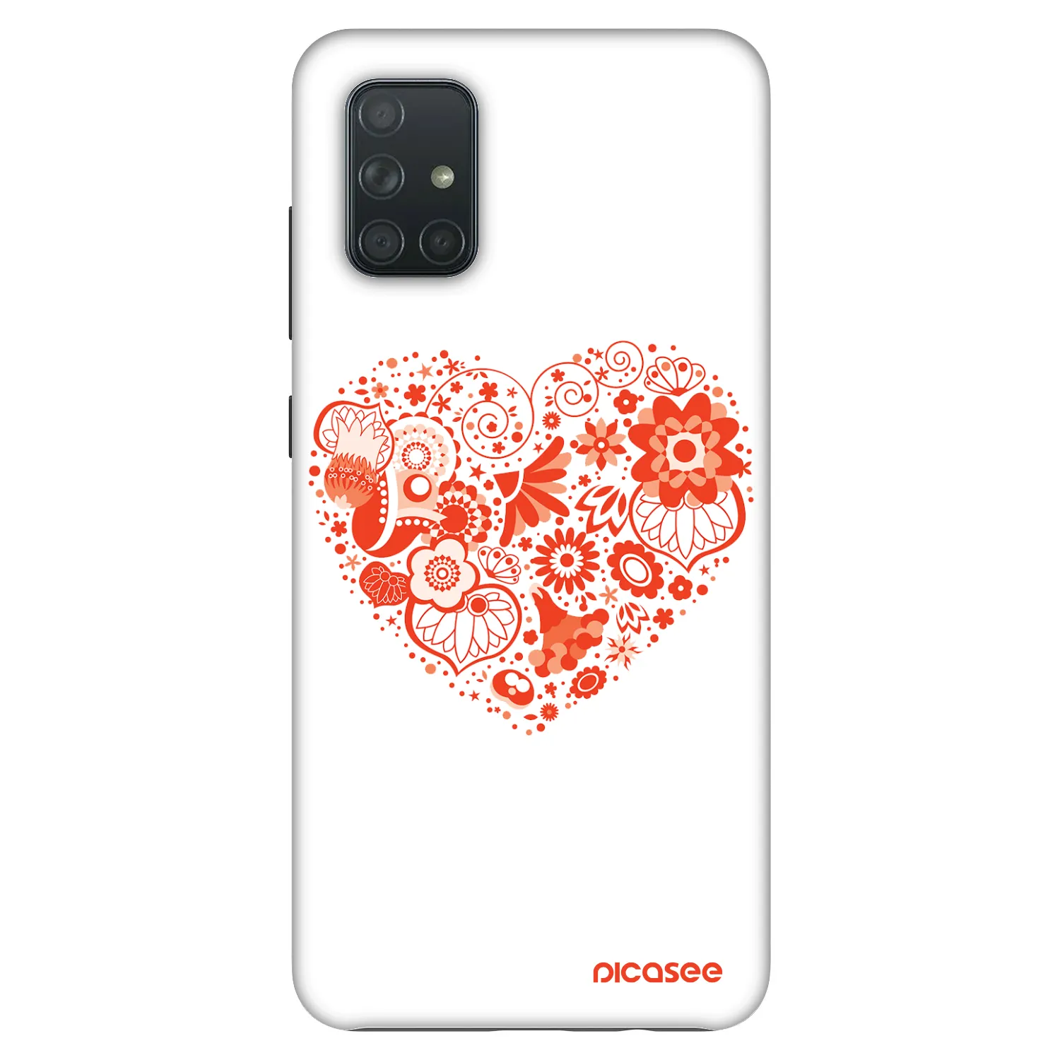 Picasee Fashion Case Samsung Galaxy A71 A715F - Big heart