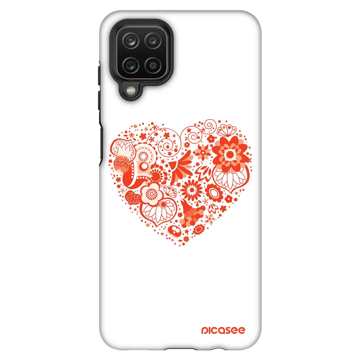 Picasee Fashion Case Samsung Galaxy A12 A125F - Big heart