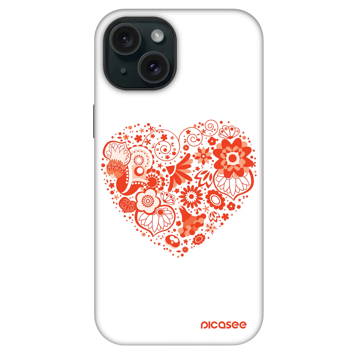 Picasee Fashion Case MagSafe Apple iPhone 15 - Big heart