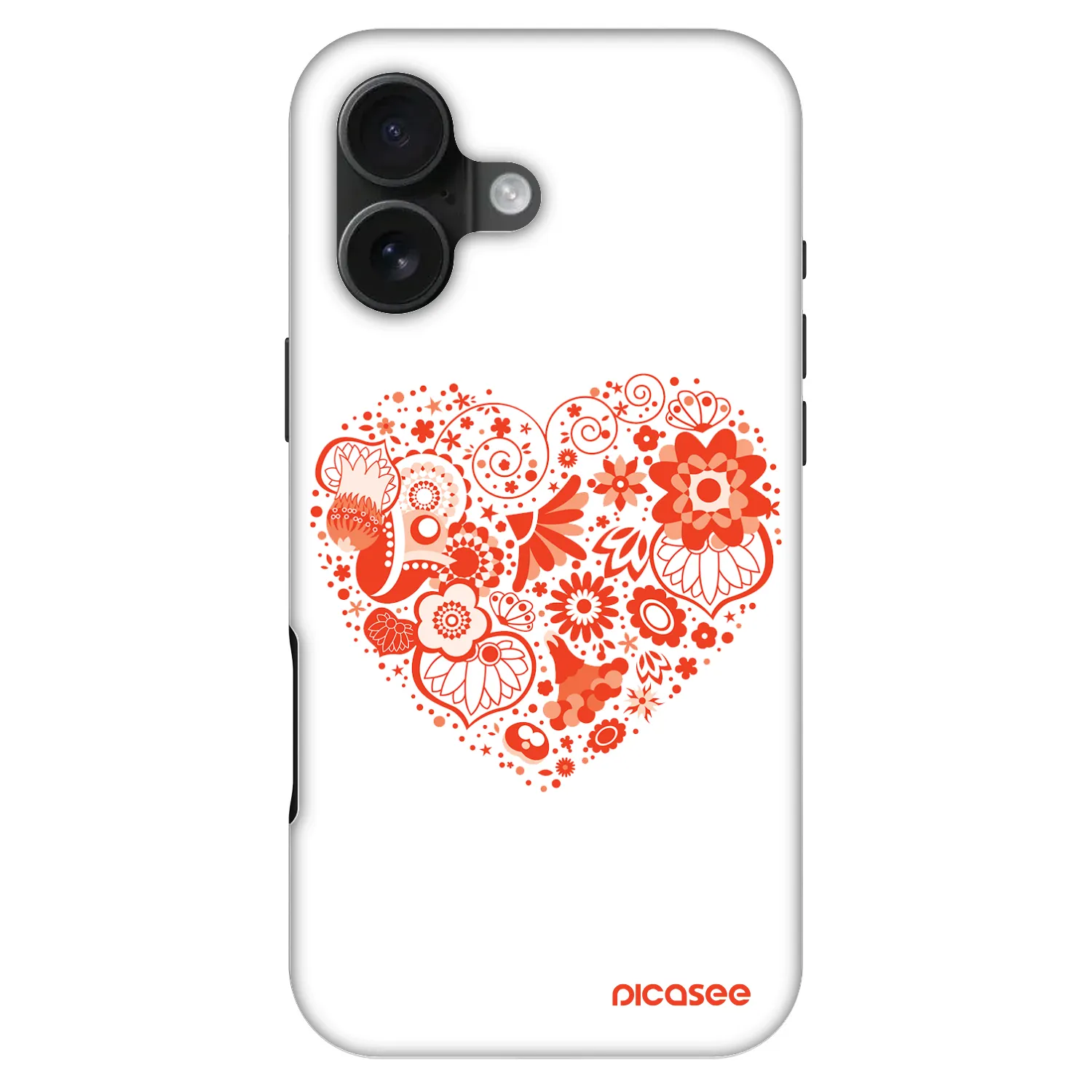 Picasee Fashion Case MagSafe Apple iPhone 16 - Big heart