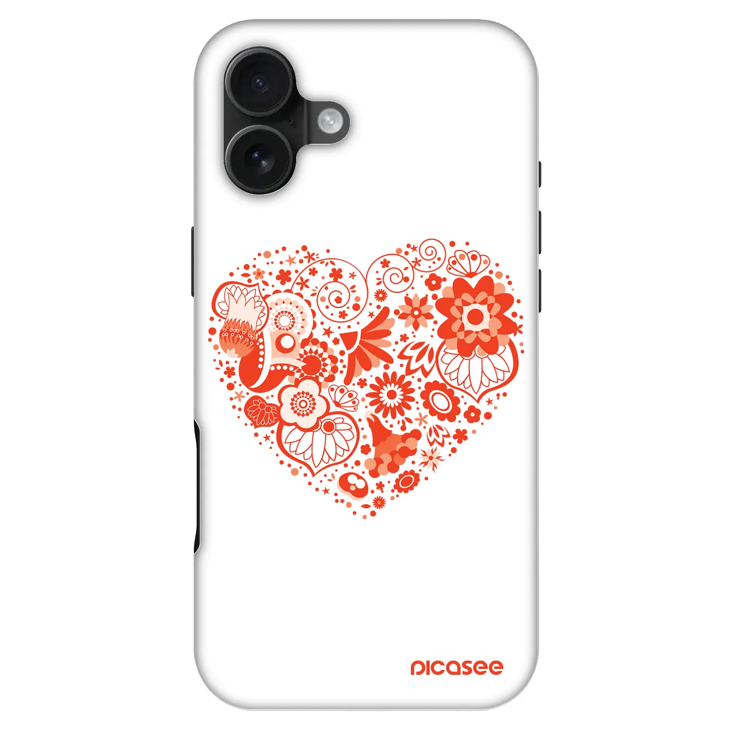 Picasee Fashion Case MagSafe Apple iPhone 16 Plus - Big heart
