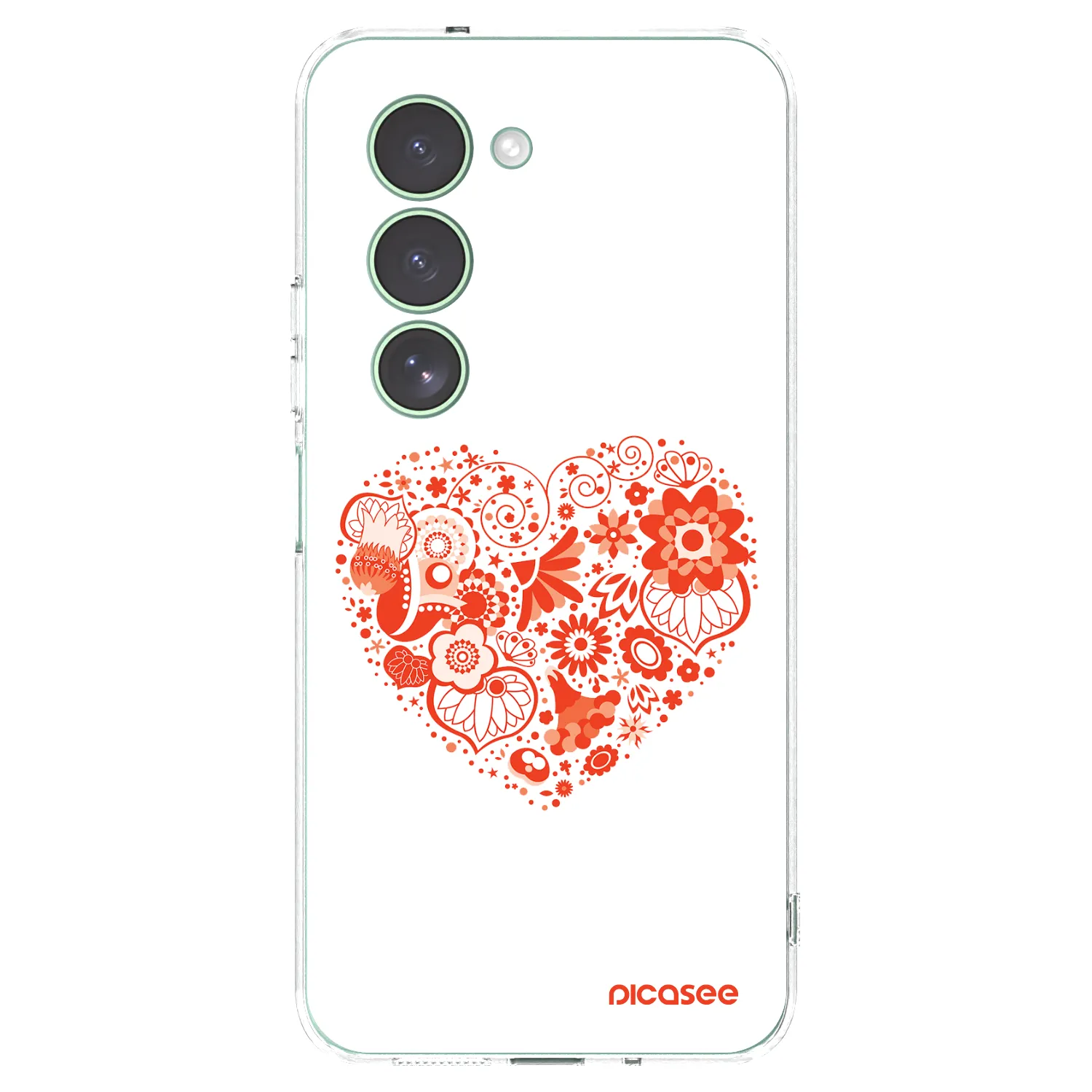 Picasee átlátszó szilikon tok az alábbi mobiltelefonokra Xiaomi Redmi 15 5G - Big heart