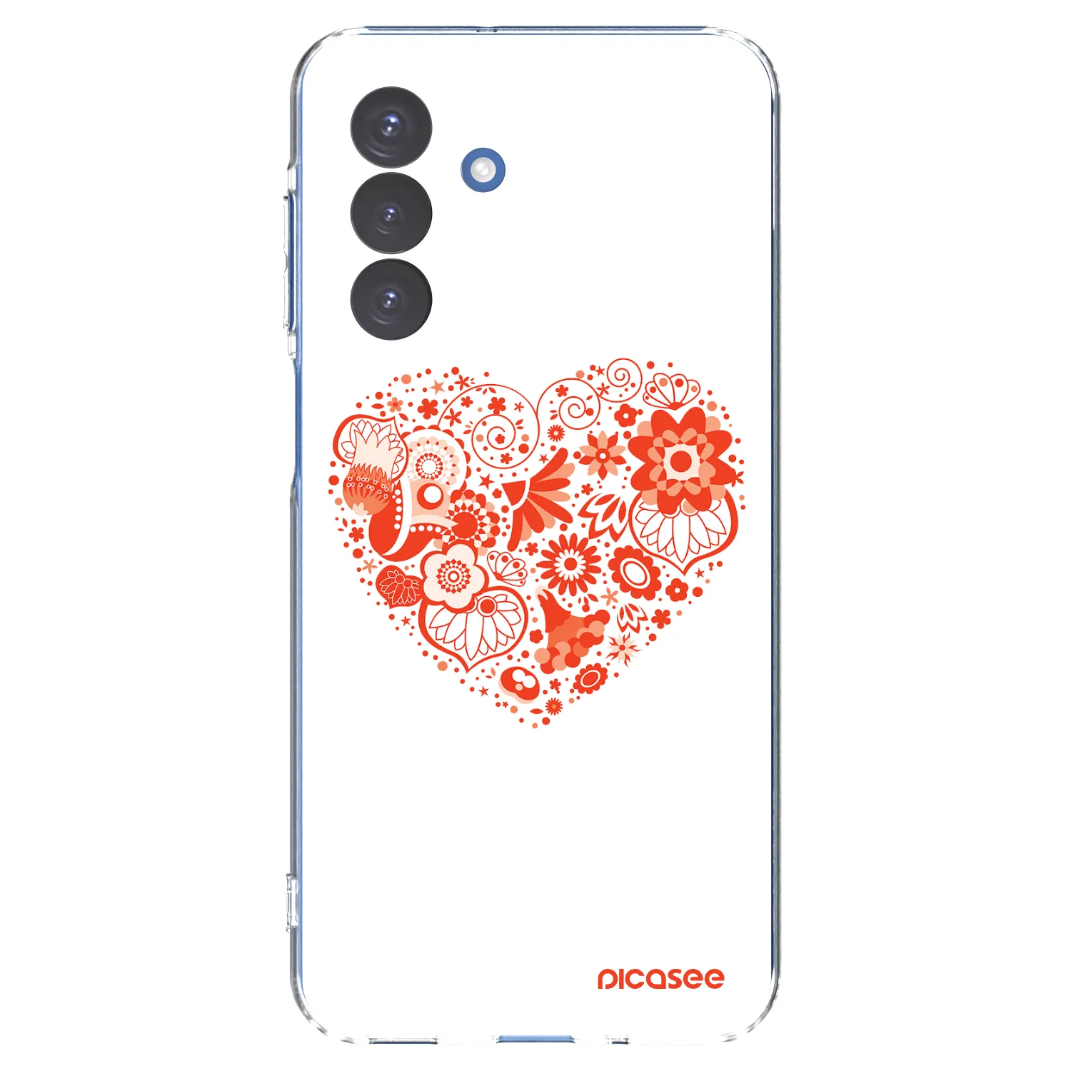 Picasee átlátszó szilikon tok az alábbi mobiltelefonokra Samsung Galaxy A17 5G - Big heart