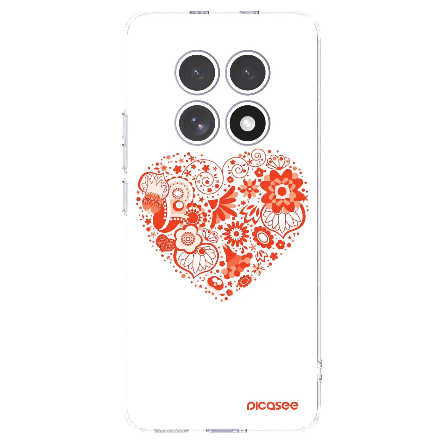 Picasee átlátszó szilikon tok az alábbi mobiltelefonokra Xiaomi Redmi Note 15 - Big heart