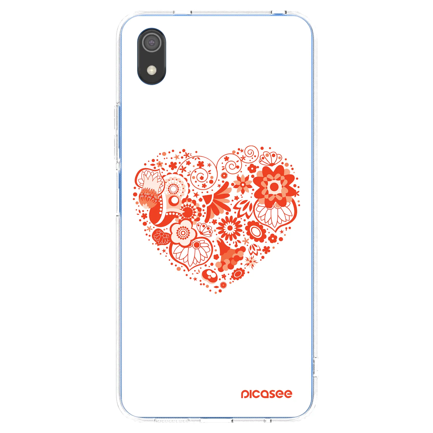 Picasee átlátszó szilikon tok az alábbi mobiltelefonokra Xiaomi Redmi 7A - Big heart