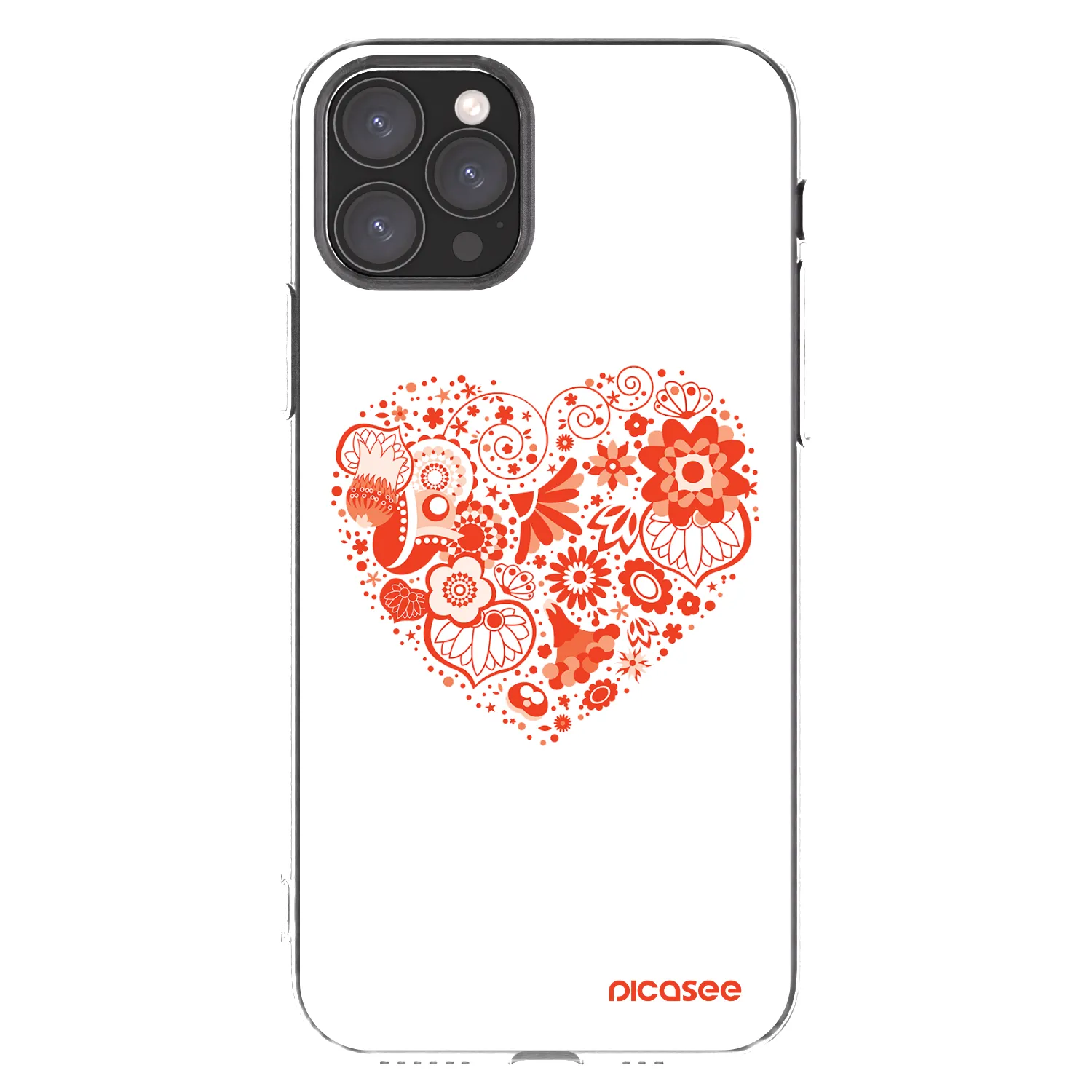 Picasee átlátszó szilikon tok az alábbi mobiltelefonokra Apple iPhone 11 Pro - Big heart