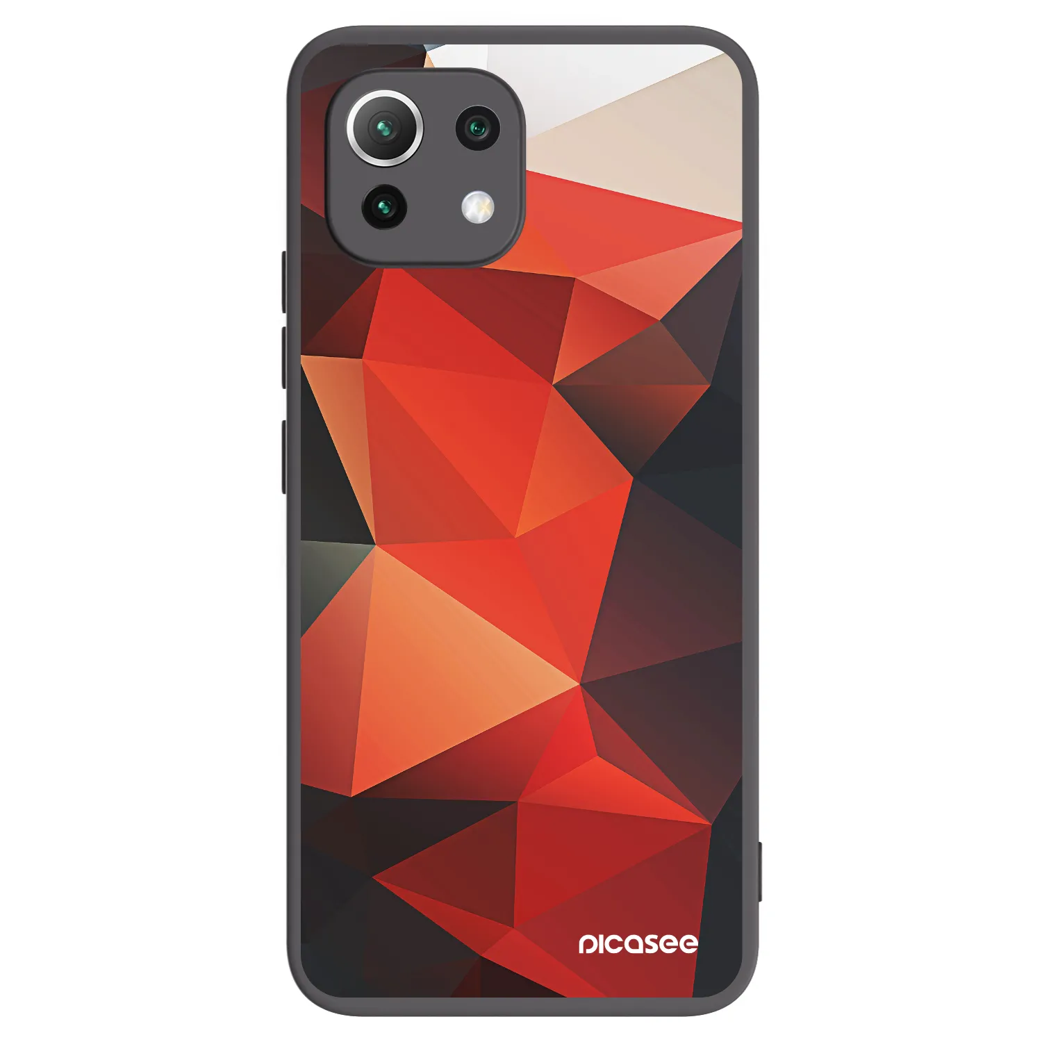 Picasee fekete szilikon tok az alábbi mobiltelefonokra Xiaomi 11 Lite 5G NE - Wallpaper 2