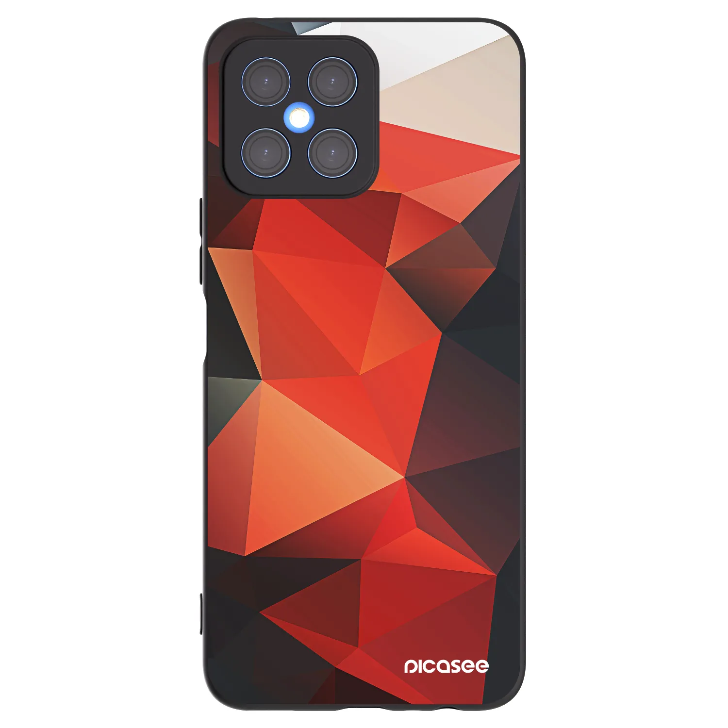 Picasee fekete szilikon tok az alábbi mobiltelefonokra Honor X8 4G - Wallpaper 2