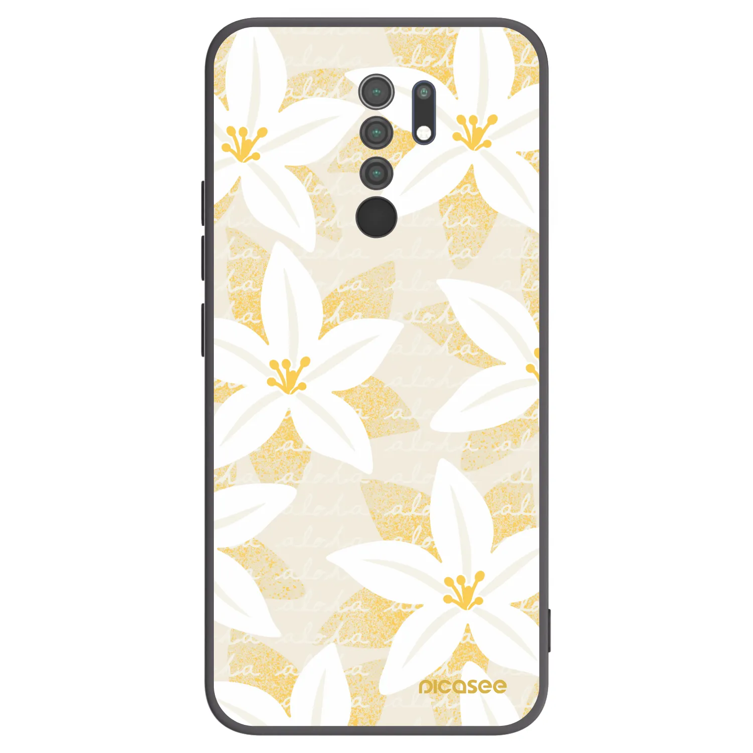 Picasee fekete szilikon tok az alábbi mobiltelefonokra Xiaomi Redmi 9 - Island Leave