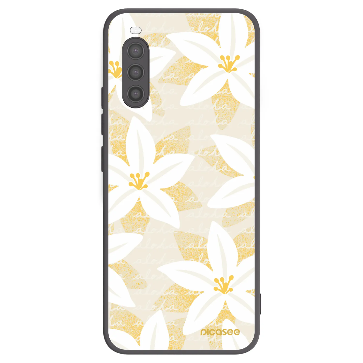 Picasee fekete szilikon tok az alábbi mobiltelefonokra Sony Xperia 10 II - Island Leave