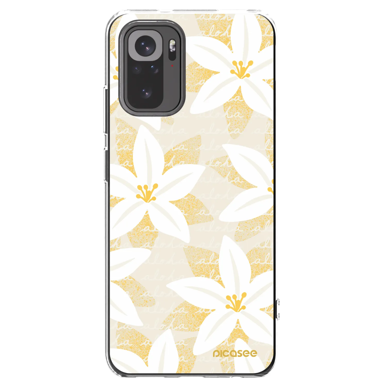 Picasee átlátszó szilikon tok az alábbi mobiltelefonokra Xiaomi Redmi Note 10 - Island Leave