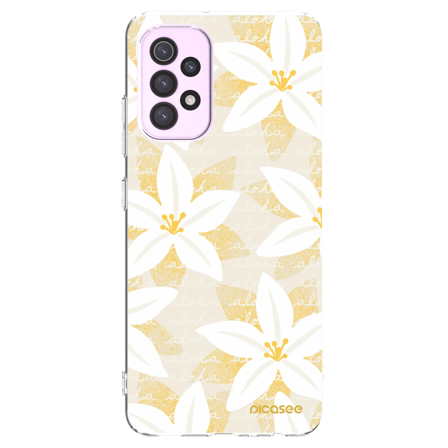 Picasee átlátszó szilikon tok az alábbi mobiltelefonokra Samsung Galaxy A32 5G A326B - Island Leave