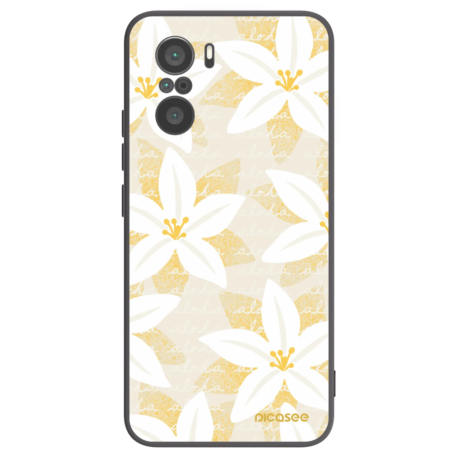 Picasee fekete szilikon tok az alábbi mobiltelefonokra Xiaomi Poco F3 - Island Leave