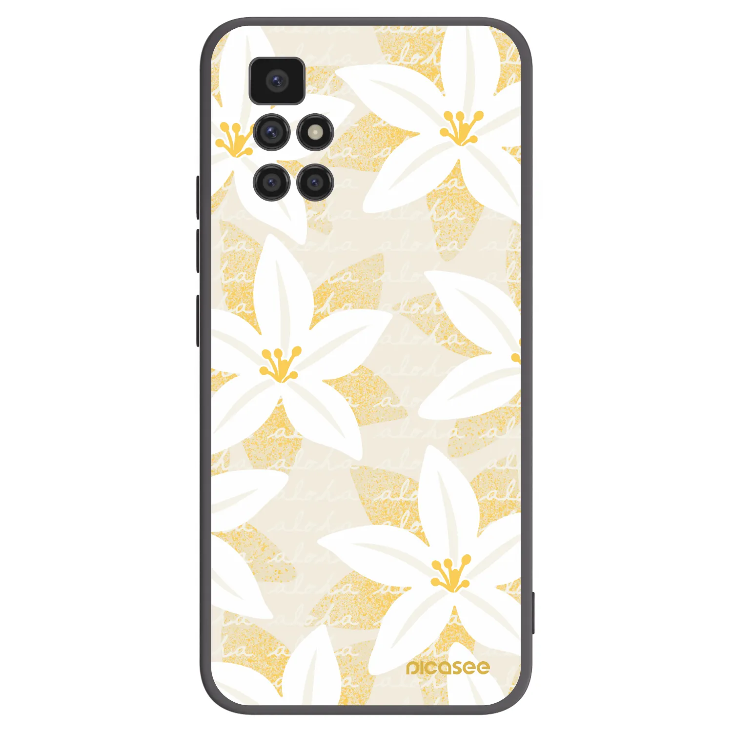 Picasee fekete szilikon tok az alábbi mobiltelefonokra Xiaomi Redmi 10 - Island Leave