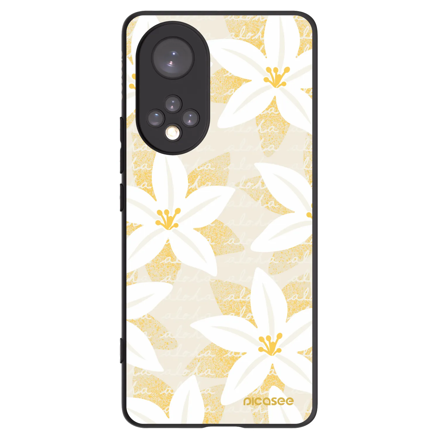 Picasee fekete szilikon tok az alábbi mobiltelefonokra Honor 50 5G - Island Leave