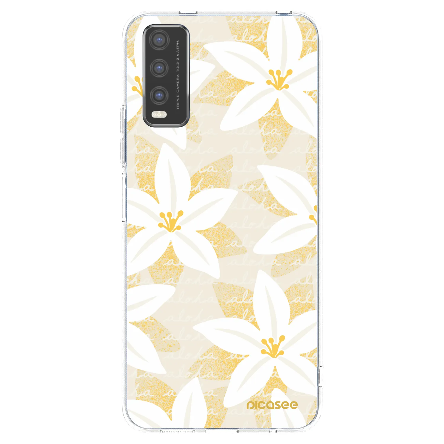Picasee átlátszó szilikon tok az alábbi mobiltelefonokra Vivo Y20s - Island Leave