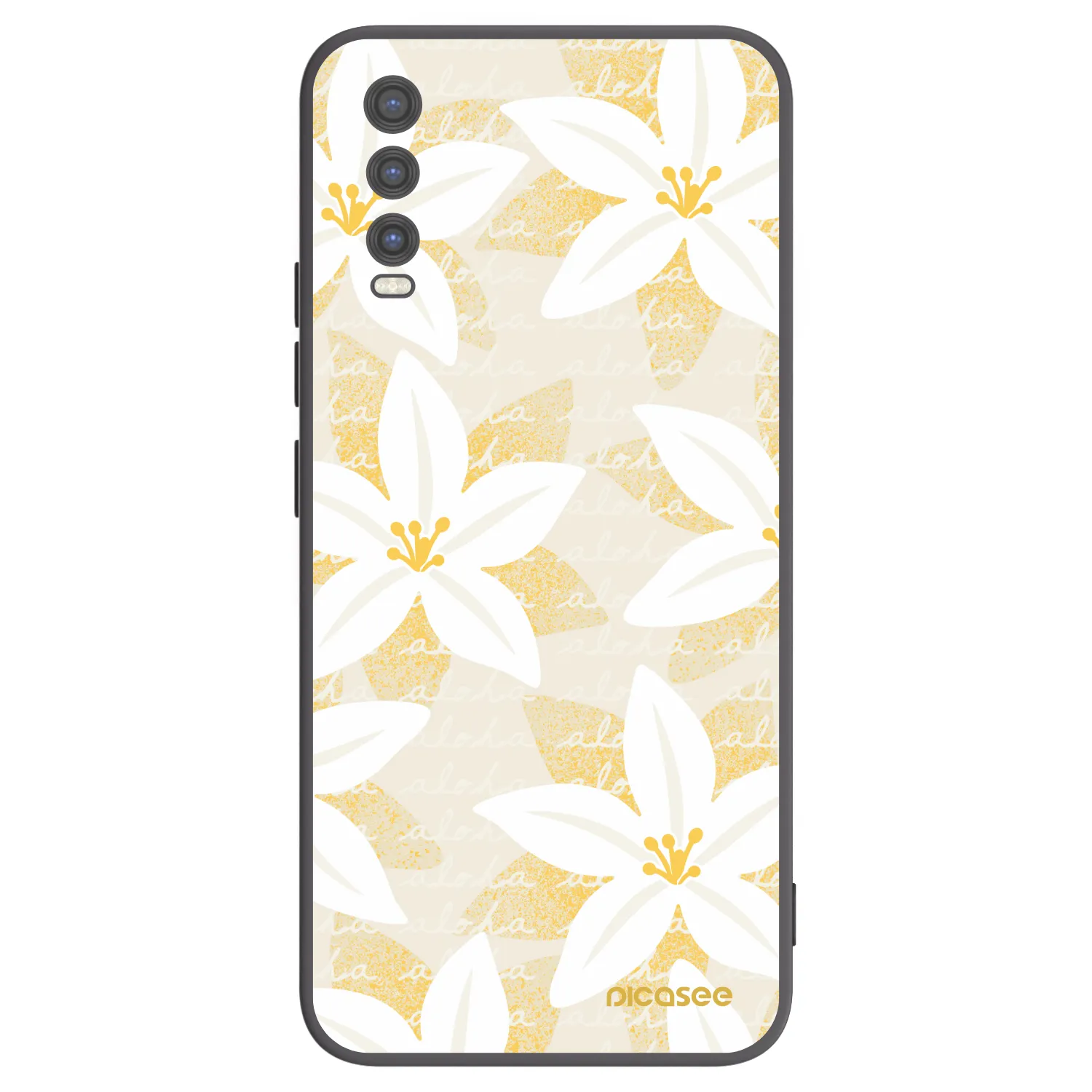 Picasee fekete szilikon tok az alábbi mobiltelefonokra Vivo Y20s - Island Leave
