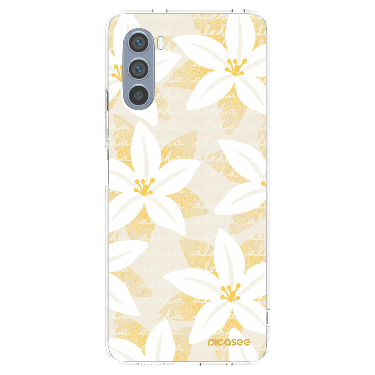 Picasee átlátszó szilikon tok az alábbi mobiltelefonokra Motorola Moto G62 - Island Leave
