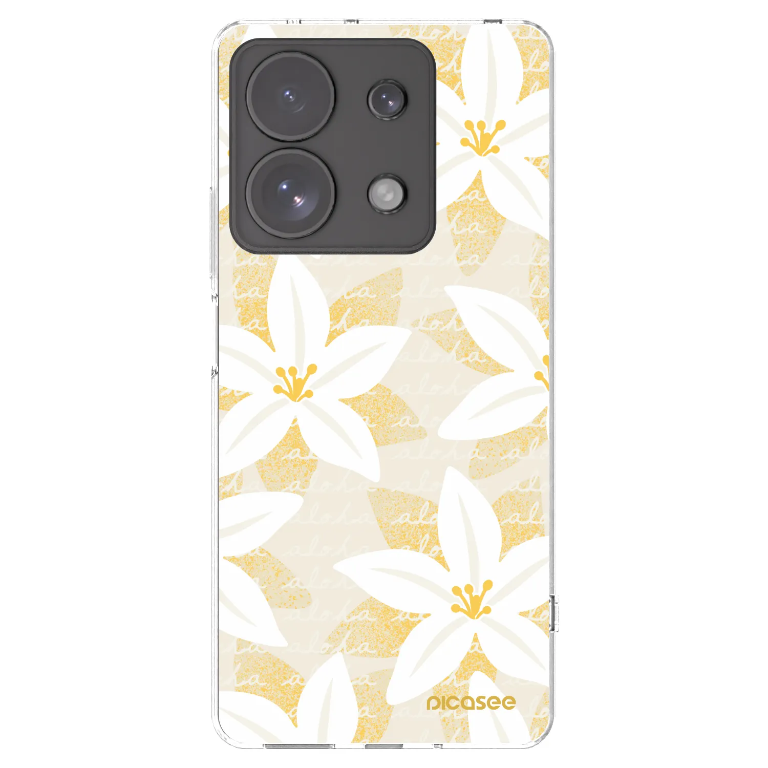 Picasee átlátszó szilikon tok az alábbi mobiltelefonokra Xiaomi Redmi Note 13 Pro 4G - Island Leave