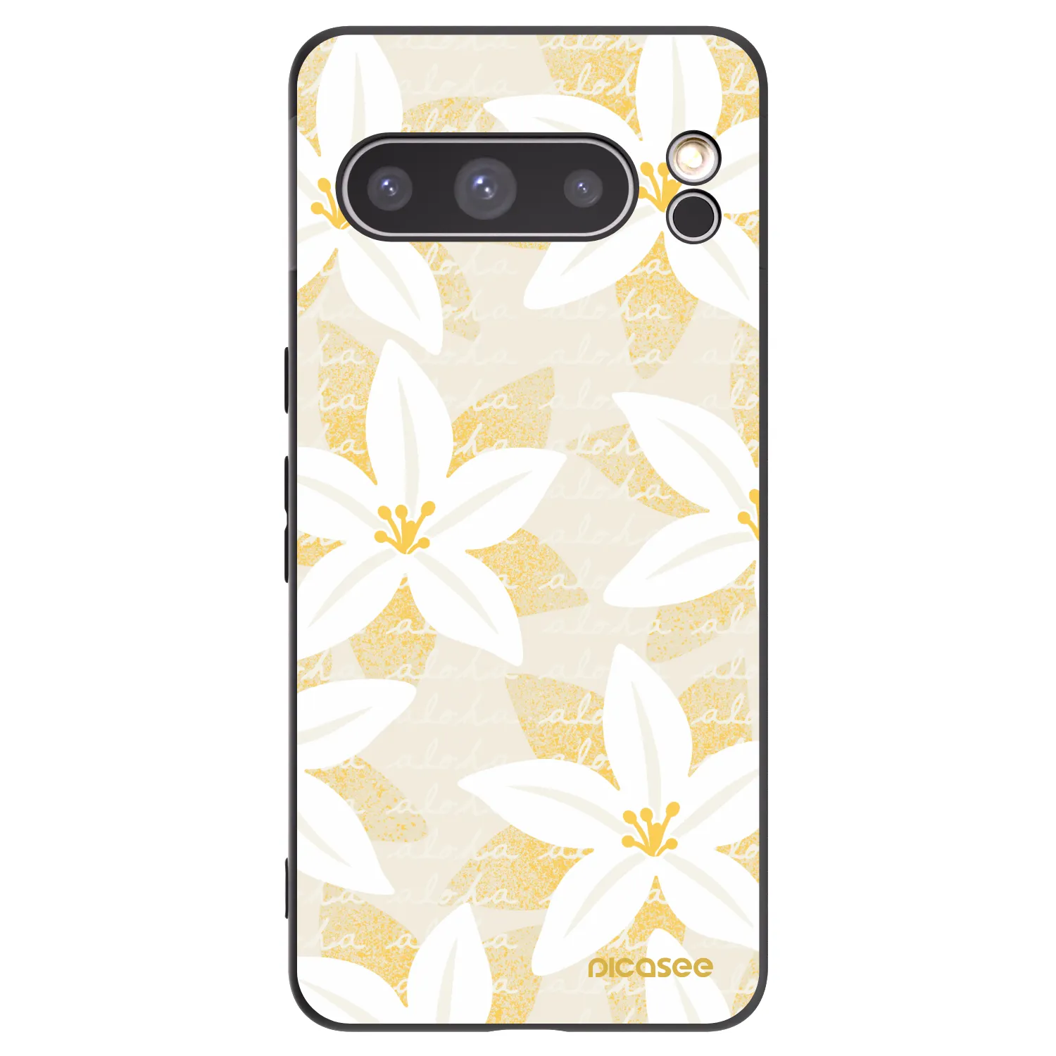 Picasee fekete szilikon tok az alábbi mobiltelefonokra Google Pixel 8 Pro - Island Leave