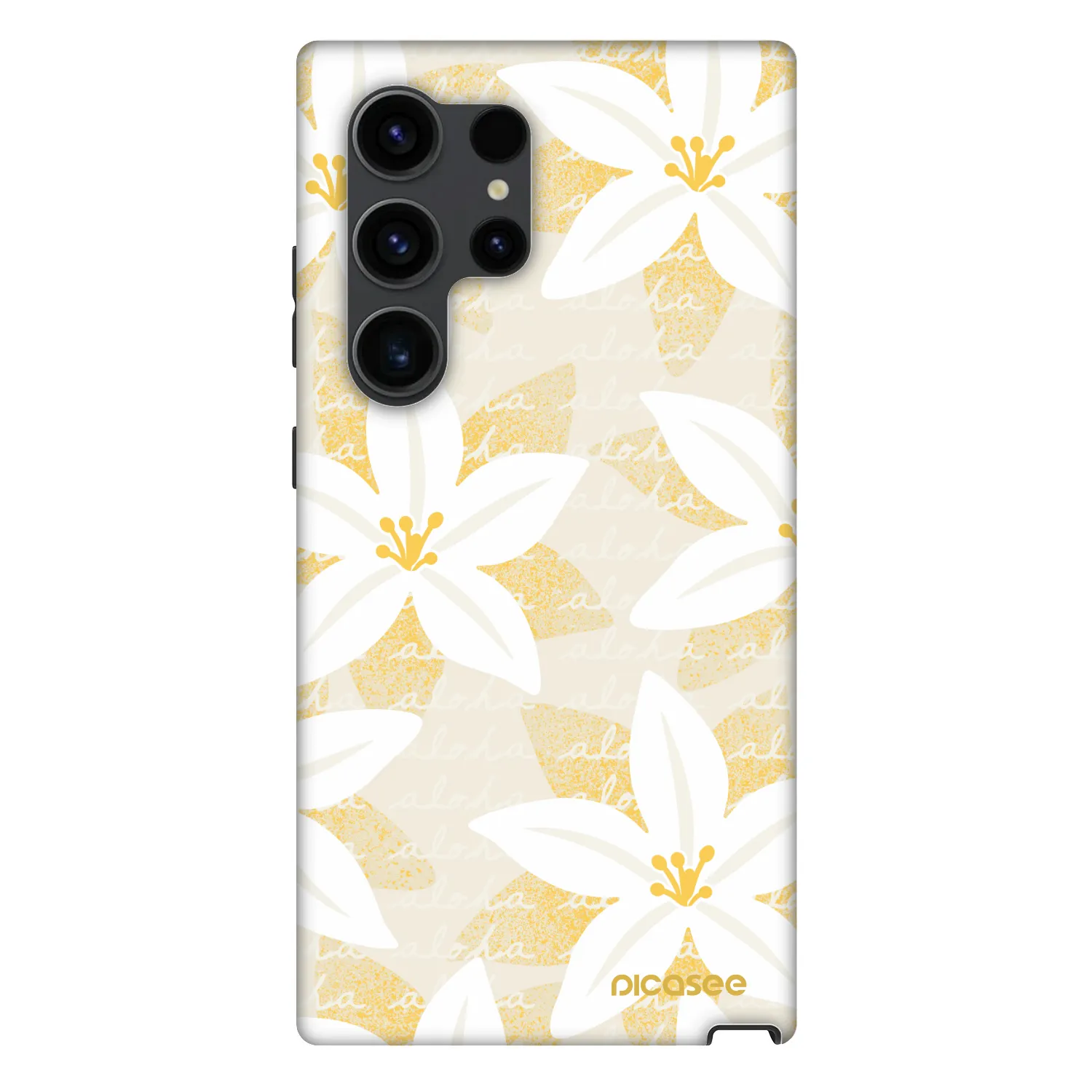 Picasee Fashion Case PowerShare pro Samsung Galaxy S24 Ultra S928B 5G - Island Leave