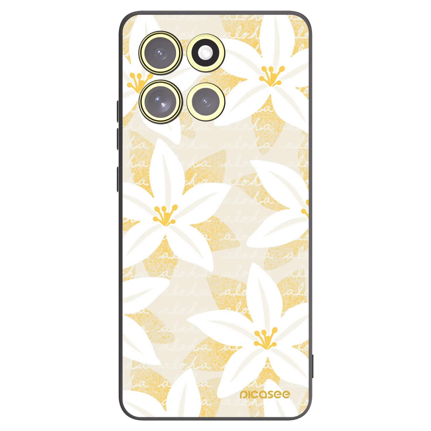 Picasee fekete szilikon tok az alábbi mobiltelefonokra Motorola Moto G86 5G - Island Leave