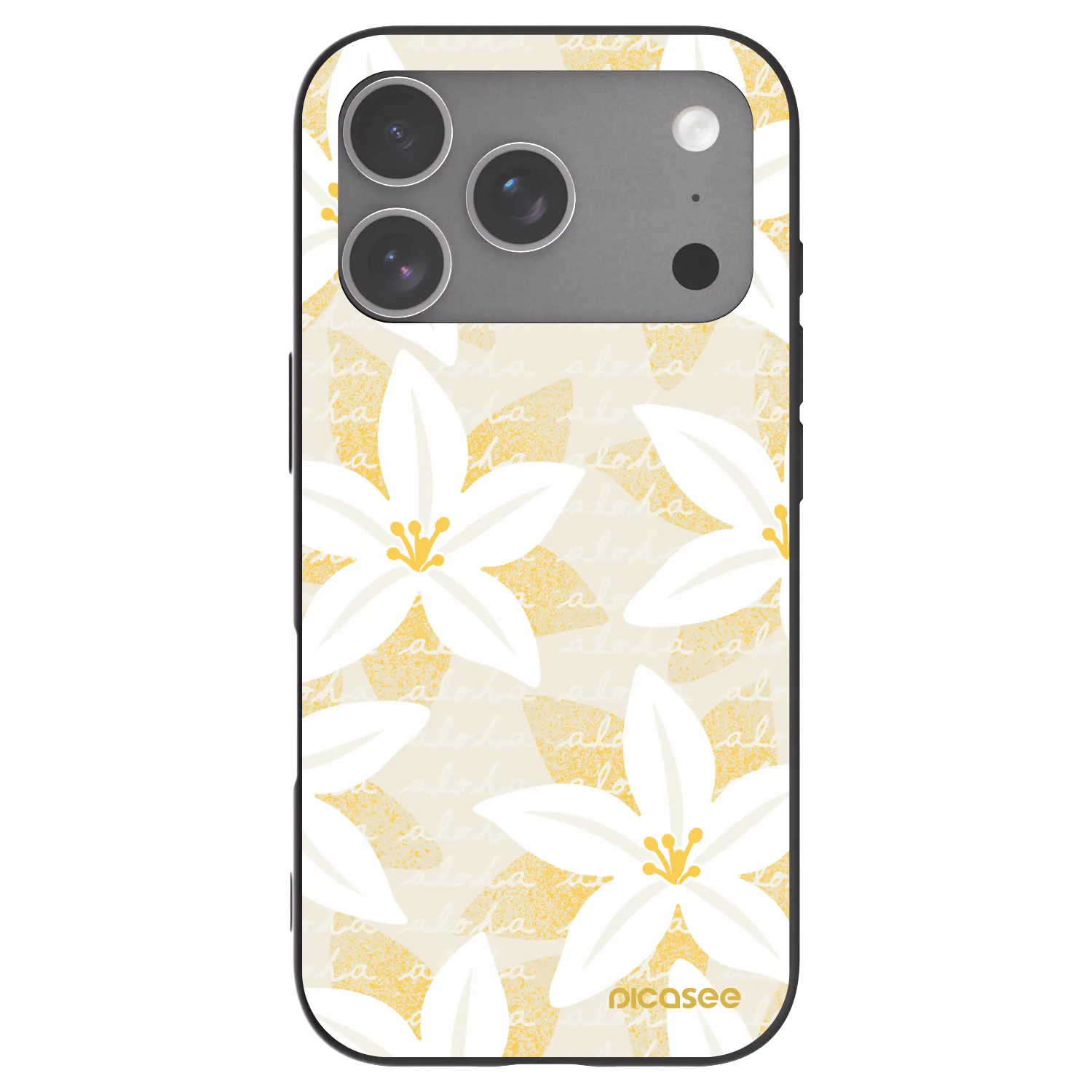 Picasee fekete szilikon tok az alábbi mobiltelefonokra Apple iPhone 18 Pro - Island Leave