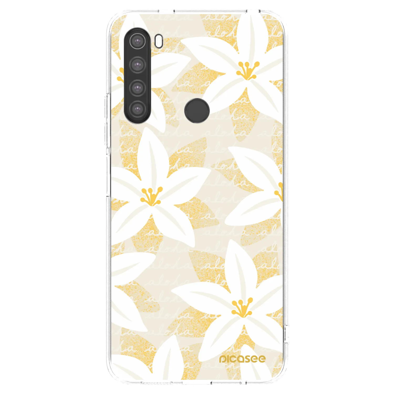 Picasee átlátszó szilikon tok az alábbi mobiltelefonokra Xiaomi Redmi Note 8 - Island Leave