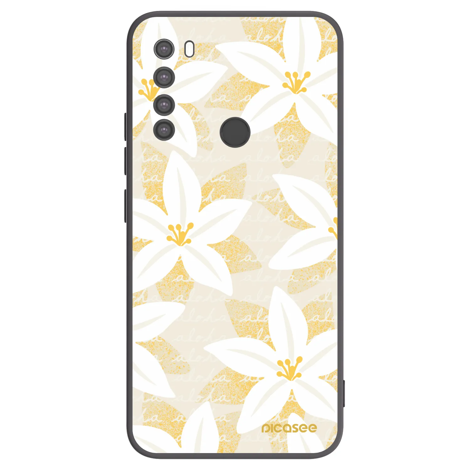 Picasee fekete szilikon tok az alábbi mobiltelefonokra Xiaomi Redmi Note 8 - Island Leave